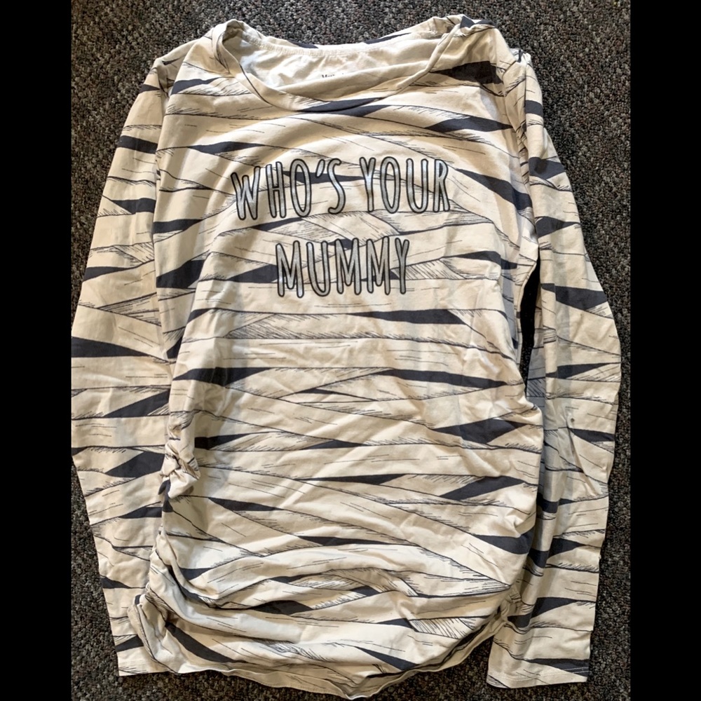 Who's your mummy maternity Halloween outfit